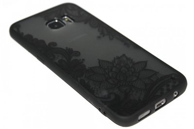 Mandala bloemen hoesje kunststof Samsung Galaxy S7 Edge
