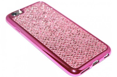 Bling hoesje roze iPhone 6 / 6S