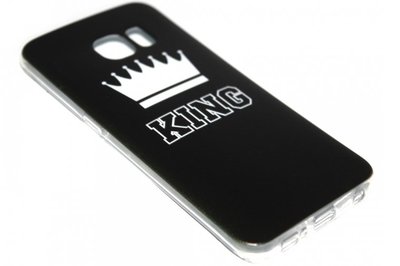 Zilver King hoesje Samsung Galaxy S6