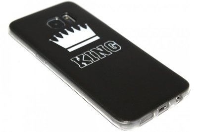 Zilver King hoesje Samsung Galaxy S7 Edge