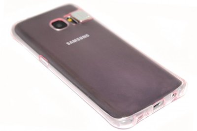 Lichtgevend roze hoesje Samsung Galaxy S7