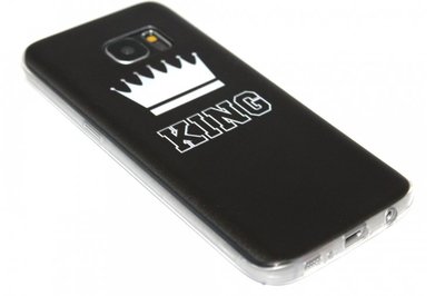 Zilver King hoesje Samsung Galaxy S7