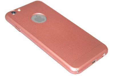 Roze kunststof hoesje iPhone 6 (S) Plus