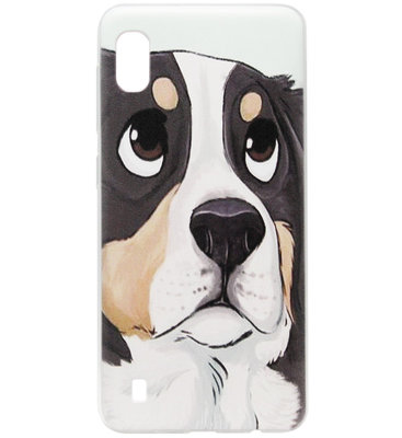 ADEL Siliconen Back Cover Softcase Hoesje voor Samsung Galaxy A10/ M10 - Berner Sennenhond