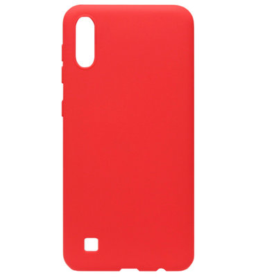 ADEL Siliconen Back Cover Softcase Hoesje voor Samsung Galaxy A10/ M10 - Rood