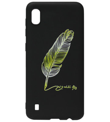 ADEL Siliconen Back Cover Softcase Hoesje voor Samsung Galaxy A10/ M10 - Veer Goud