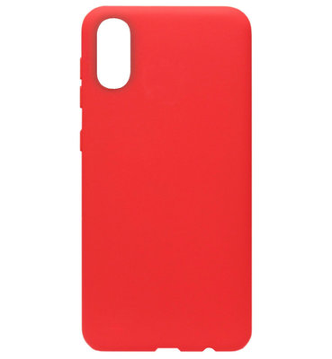 ADEL Siliconen Back Cover Softcase Hoesje voor Samsung Galaxy A50(s)/ A30s - Rood
