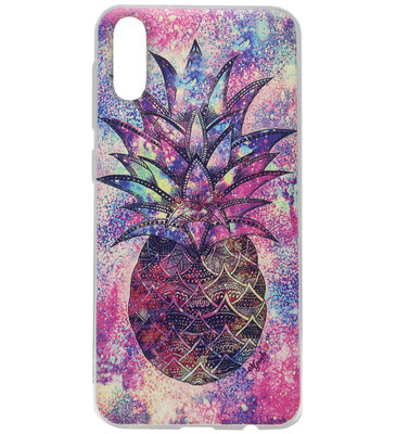 ADEL Siliconen Back Cover Softcase Hoesje voor Samsung Galaxy A70(s) - Ananas Kleur