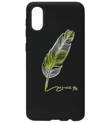 ADEL Siliconen Back Cover Softcase Hoesje voor Samsung Galaxy A70(s) - Veer Goud