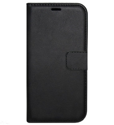 ADEL Kunstleren Book Case Hoesje voor Samsung Galaxy A70(s) - Zwart
