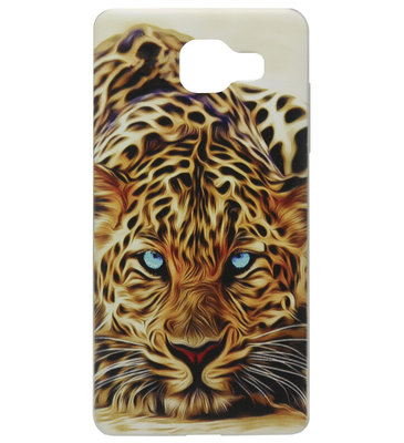 ADEL Siliconen Back Cover Softcase Hoesje voor Samsung Galaxy A3 (2016) - Tijger Oranje