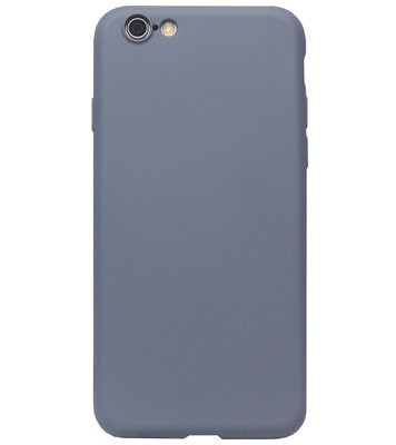 ADEL Premium Siliconen Back Cover Softcase Hoesje voor iPhone 6(S) Plus - Lavendel Blauw Paars