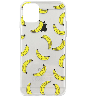 ADEL Siliconen Back Cover Softcase Hoesje voor iPhone 11 Pro - Bananen Geel