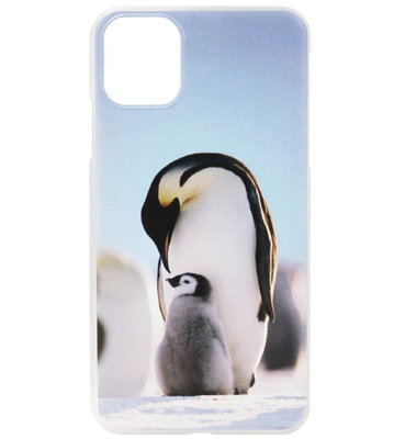 ADEL Siliconen Back Cover Softcase Hoesje voor iPhone 11 Pro - Pinguin