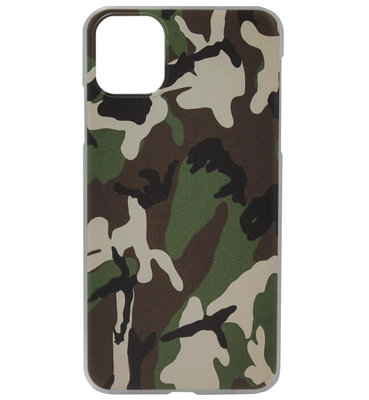 ADEL Kunststof Back Cover Hardcase Hoesje voor iPhone 11 - Camouflage