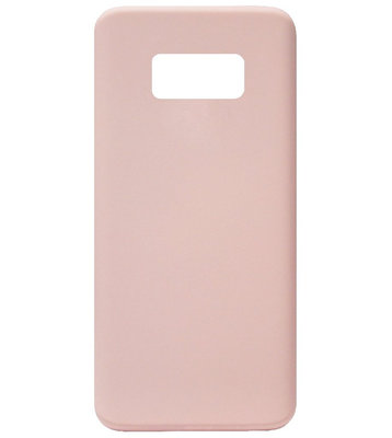 ADEL Premium Siliconen Back Cover Softcase Hoesje voor Samsung Galaxy S8 Plus - Roze