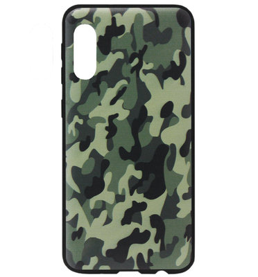 ADEL Siliconen Back Cover Softcase Hoesje voor Samsung Galaxy A70(s) - Camouflage