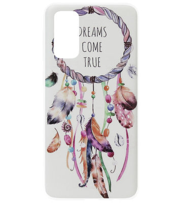 ADEL Siliconen Back Cover Softcase Hoesje voor Samsung Galaxy S20 - Dromenvanger Kleur