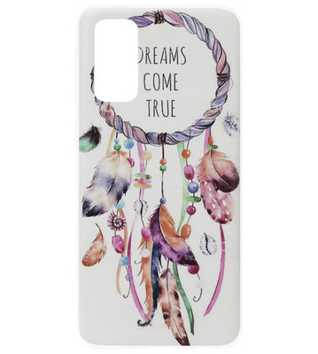 ADEL Siliconen Back Cover Softcase Hoesje voor Samsung Galaxy S20 Ultra - Dromenvanger Kleur