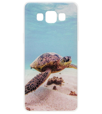 ADEL Siliconen Back Cover Softcase Hoesje voor Samsung Galaxy A3 (2015) - Schildpad