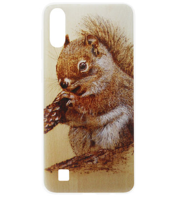 ADEL Siliconen Back Cover Softcase Hoesje voor Samsung Galaxy A10/ M10 - Eekhoorn