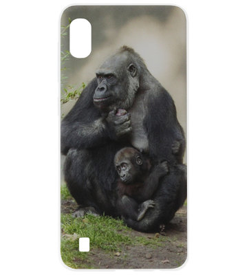 ADEL Siliconen Back Cover Softcase Hoesje voor Samsung Galaxy A10/ M10 - Apen Gorilla