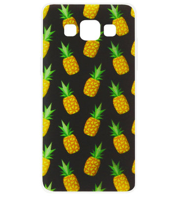 ADEL Siliconen Back Cover Softcase Hoesje voor Samsung Galaxy A5 (2015) - Ananas