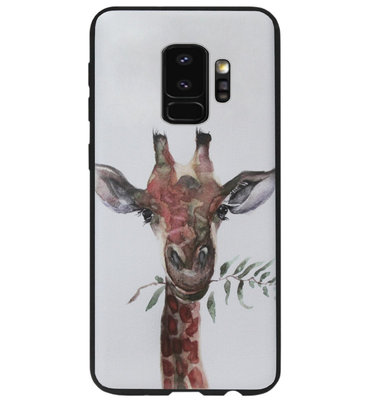 ADEL Siliconen Back Cover Softcase Hoesje voor Samsung Galaxy S9 Plus - Giraf