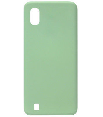 ADEL Premium Siliconen Back Cover Softcase Hoesje voor Samsung Galaxy A10/ M10 - Lichtgroen