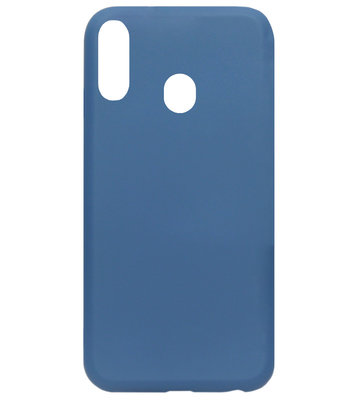 ADEL Premium Siliconen Back Cover Softcase Hoesje voor Samsung Galaxy A20e - Blauw