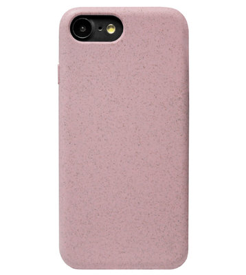 ADEL Tarwe Stro TPU Back Cover Softcase Hoesje voor iPhone 6/ 6S - Duurzaam afbreekbaar Milieuvriendelijk Roze