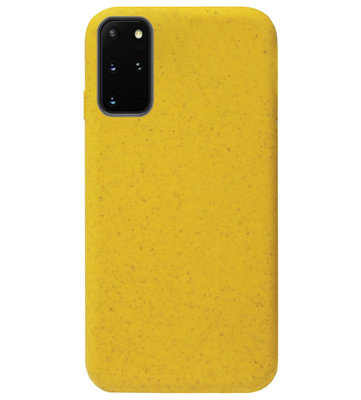 ADEL Tarwe Stro TPU Back Cover Softcase Hoesje voor Samsung Galaxy S20 - Duurzaam afbreekbaar Milieuvriendelijk Geel