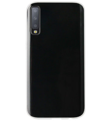ADEL Siliconen Back Cover Softcase Hoesje voor Samsung Galaxy A7 (2018) - Doorzichtig Transparant
