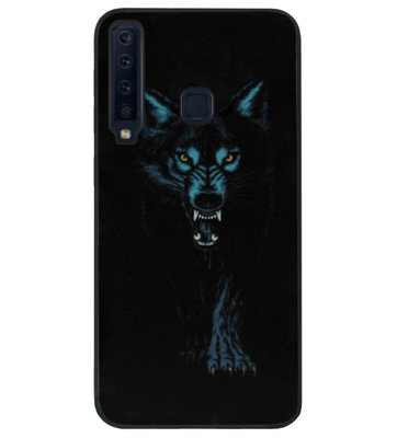 ADEL Siliconen Back Cover Softcase Hoesje voor Samsung Galaxy A9 (2018) - Wolf Stoer