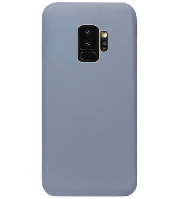 ADEL Premium Siliconen Back Cover Softcase Hoesje voor Samsung Galaxy S9 Plus - Lavendel Blauw