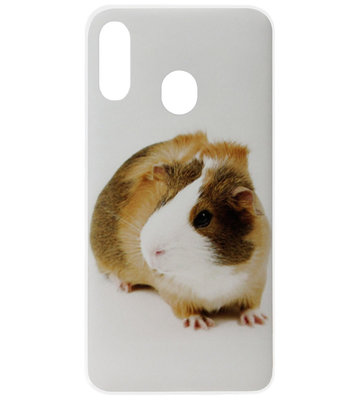 ADEL Siliconen Back Cover Softcase Hoesje voor Samsung Galaxy A40 - Cavia