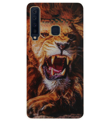 ADEL Siliconen Back Cover Softcase Hoesje voor Samsung Galaxy A9 (2018) - Leeuw Oranje