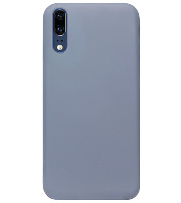 ADEL Premium Siliconen Back Cover Softcase Hoesje voor Huawei P20 - Lavendel