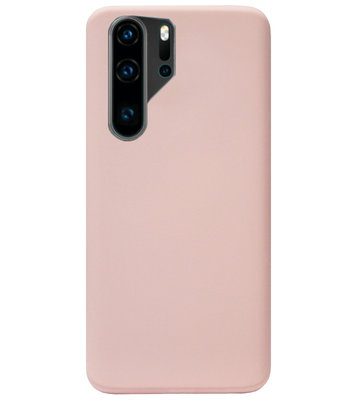 ADEL Premium Siliconen Back Cover Softcase Hoesje voor Huawei P30 Pro - Lichtroze