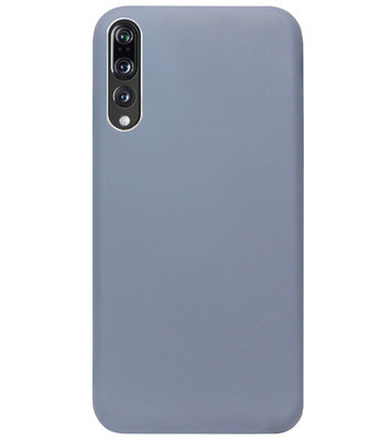ADEL Premium Siliconen Back Cover Softcase Hoesje voor Huawei P20 Pro - Lavendel