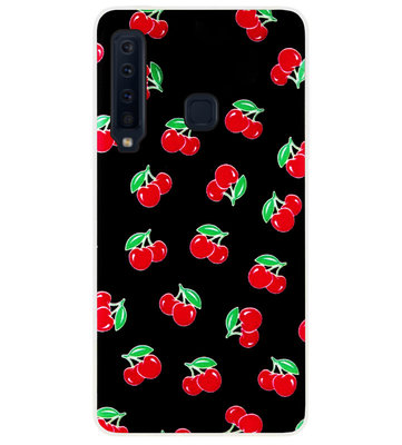 ADEL Siliconen Back Cover Softcase Hoesje voor Samsung Galaxy A9 (2018) - Kersen Fruit