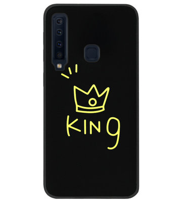 ADEL Siliconen Back Cover Softcase Hoesje voor Samsung Galaxy A9 (2018) - King Goud