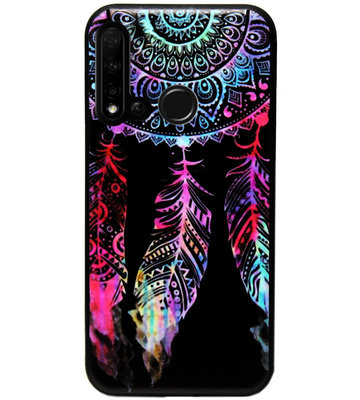 ADEL Siliconen Back Cover Softcase Hoesje voor Huawei P20 Lite (2019) - Dromenvanger Kleur