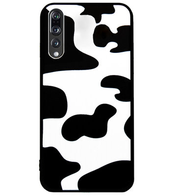 ADEL Siliconen Back Cover Softcase Hoesje voor Huawei P20 Pro - Koe
