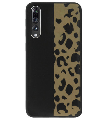 ADEL Siliconen Back Cover Softcase Hoesje voor Huawei P20 Pro - Luipaard