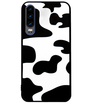 ADEL Siliconen Back Cover Softcase Hoesje voor Huawei P30 - Koe