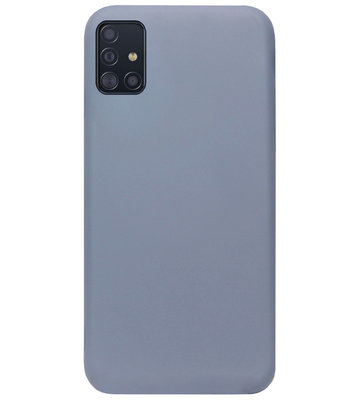 ADEL Premium Siliconen Back Cover Softcase Hoesje voor Samsung Galaxy A51 - Lavendel