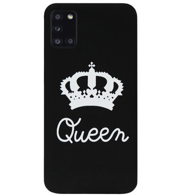 ADEL Siliconen Back Cover Softcase Hoesje voor Samsung Galaxy A31 - Queen