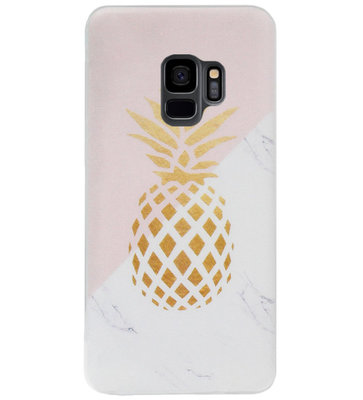 ADEL Siliconen Back Cover Softcase Hoesje voor Samsung Galaxy S9 Plus - Ananas