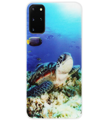 ADEL Siliconen Back Cover Softcase Hoesje voor Samsung Galaxy S20 - Schildpad
